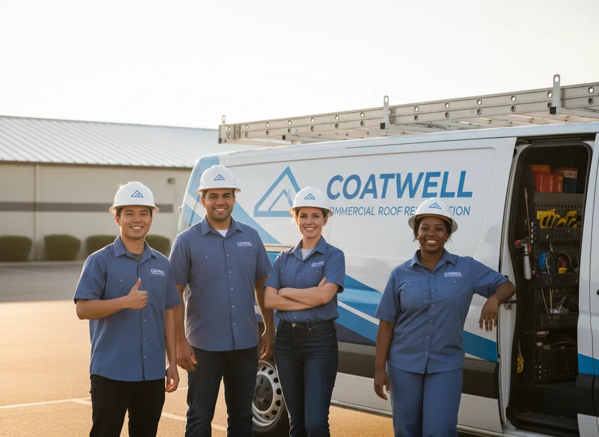 Commercial roof coating company in Stratford, WA